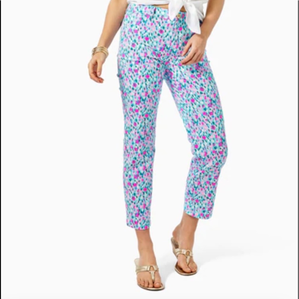 NWT Lilly Pulitzer Size 0 Divia Stretch Pant